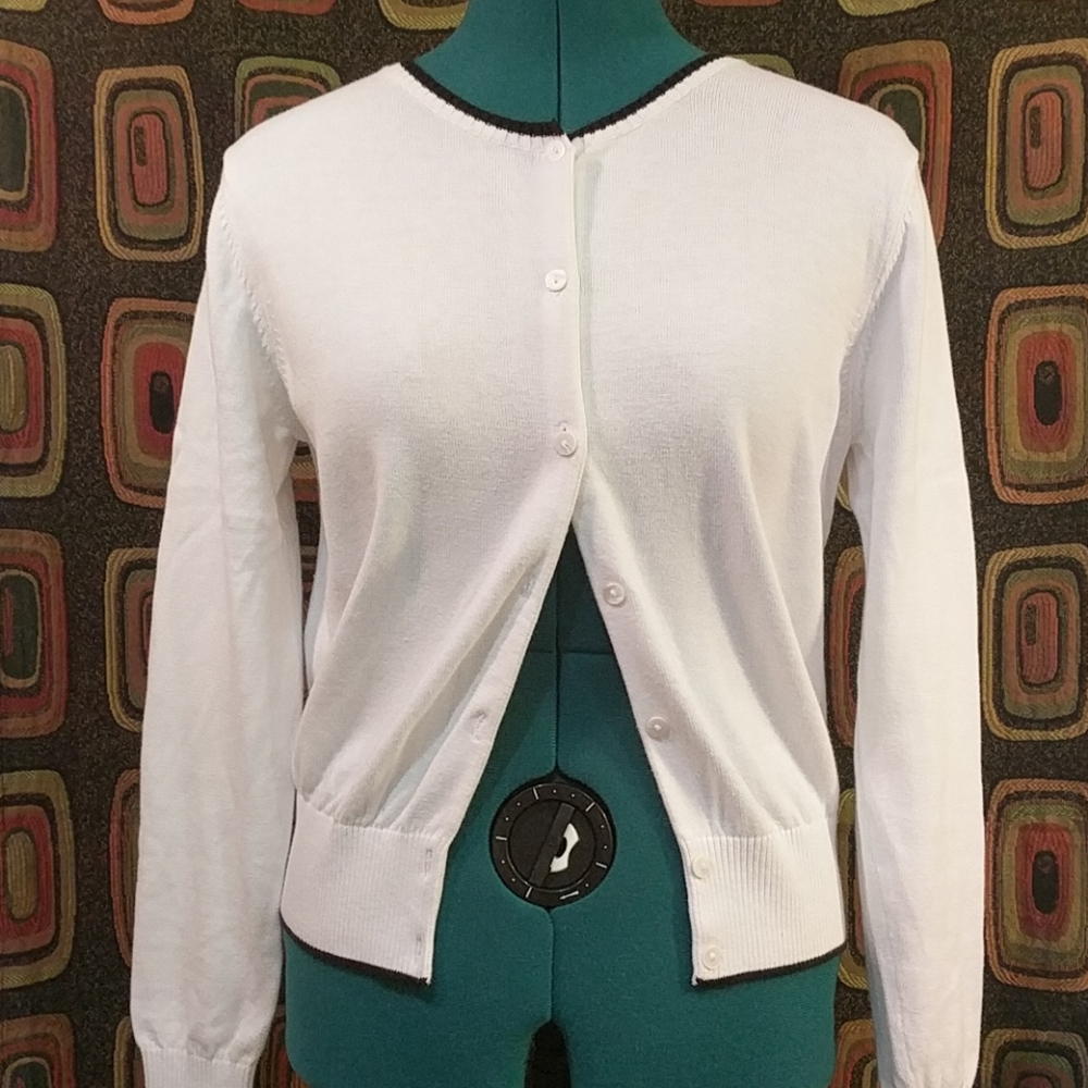 White lightweight cardigan